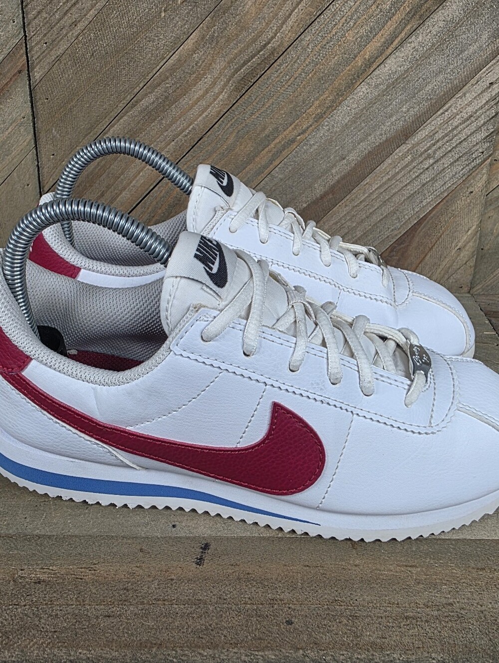 Nike Cortez Basic Forest Gump GS Kids Athletic Sneakers Size 6Y White 904764-103